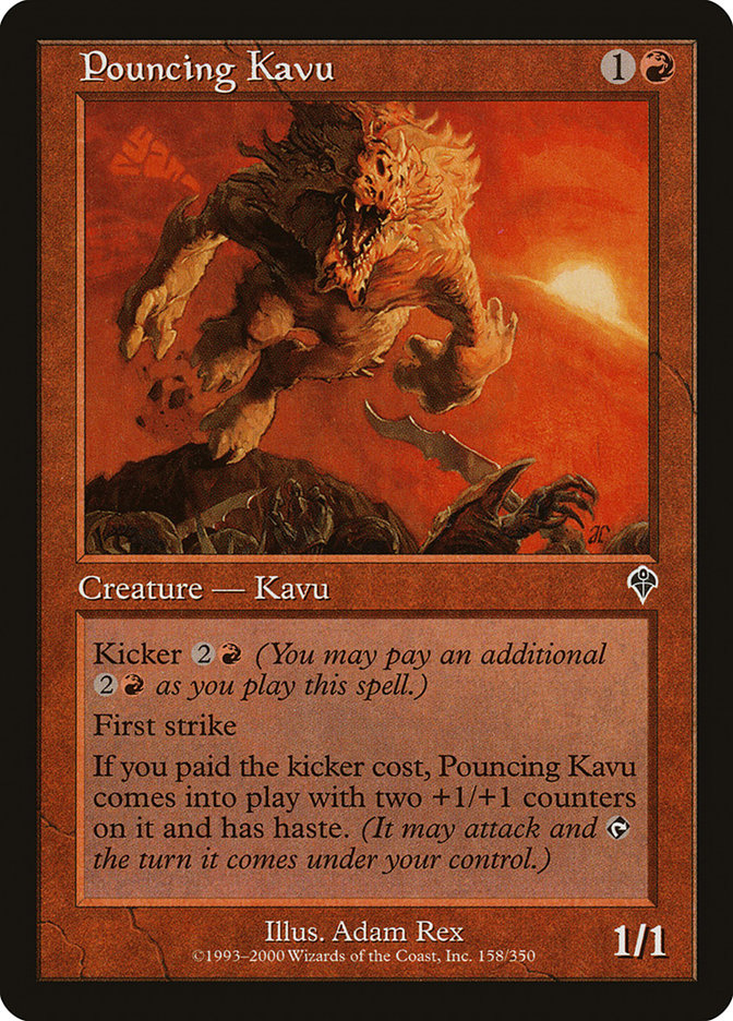 Pouncing Kavu [Invasion] | Kessel Run Games Inc. 
