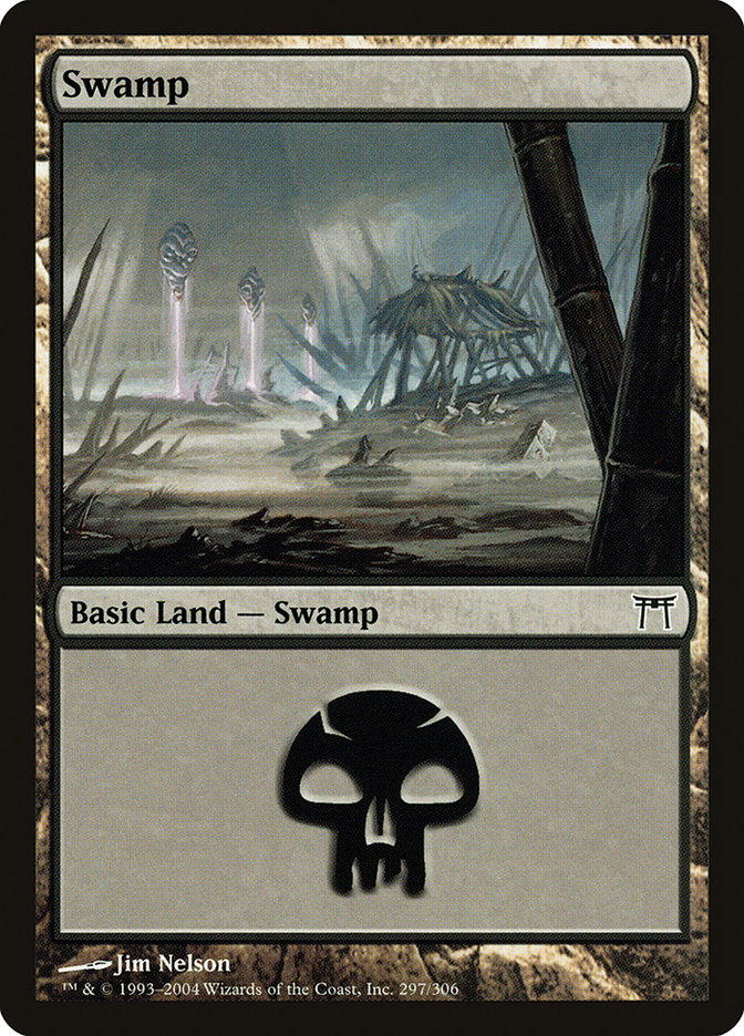 Swamp (297) [Champions of Kamigawa] | Kessel Run Games Inc. 