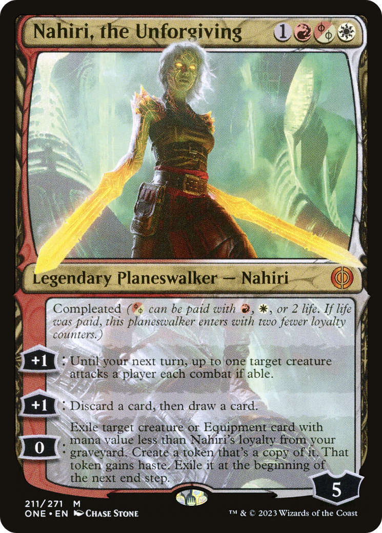 Nahiri, the Unforgiving [Phyrexia: All Will Be One] | Kessel Run Games Inc. 