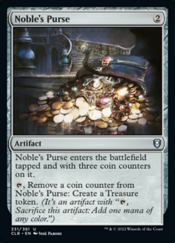 Noble's Purse [Commander Legends: Battle for Baldur's Gate] | Kessel Run Games Inc. 