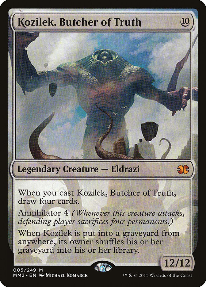 Kozilek, Butcher of Truth [Modern Masters 2015] | Kessel Run Games Inc. 