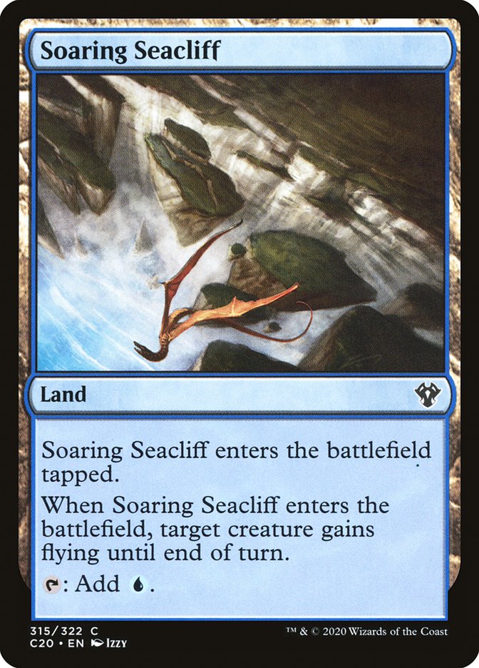 Soaring Seacliff [Commander 2020] | Kessel Run Games Inc. 