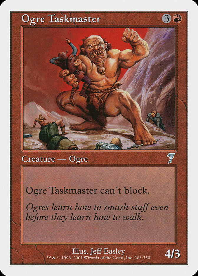 Ogre Taskmaster [Seventh Edition] | Kessel Run Games Inc. 
