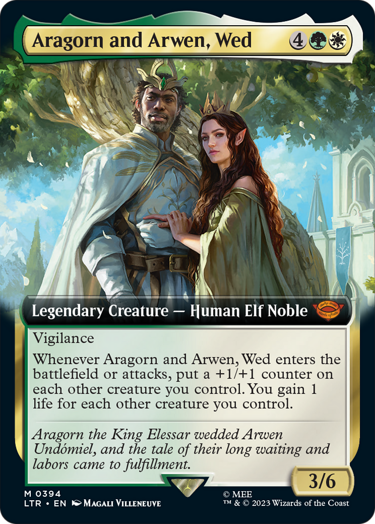Aragorn and Arwen, Wed (Extended Art) [The Lord of the Rings: Tales of Middle-Earth] | Kessel Run Games Inc. 