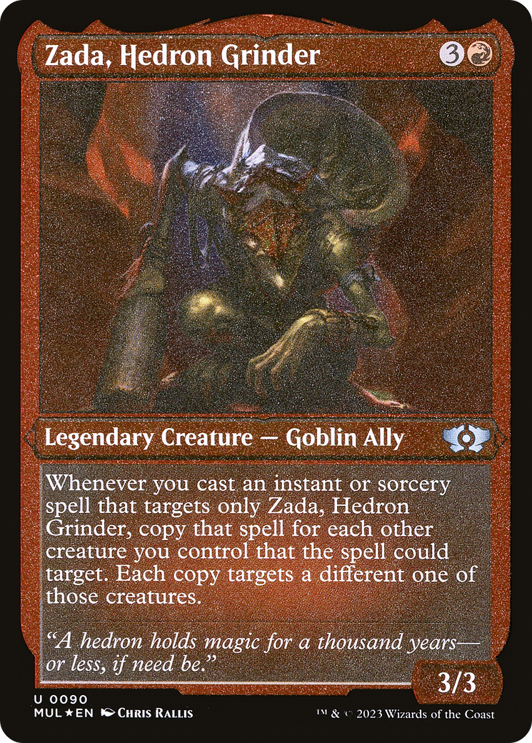 Zada, Hedron Grinder (Foil Etched) [Multiverse Legends] | Kessel Run Games Inc. 