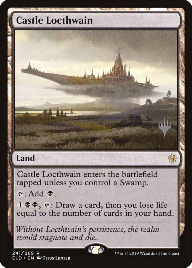 Castle Locthwain (Promo Pack) [Throne of Eldraine Promos] | Kessel Run Games Inc. 