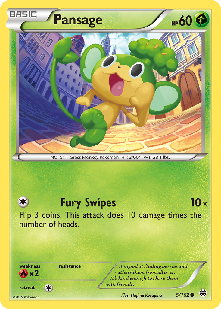 Pansage (5/162) [XY: BREAKthrough] | Kessel Run Games Inc. 