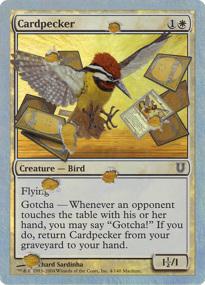 Cardpecker (Alternate Foil) [Unhinged] | Kessel Run Games Inc. 