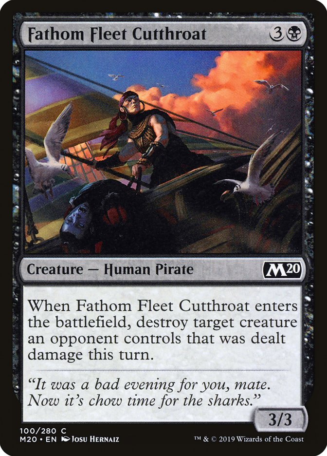 Fathom Fleet Cutthroat [Core Set 2020] | Kessel Run Games Inc. 