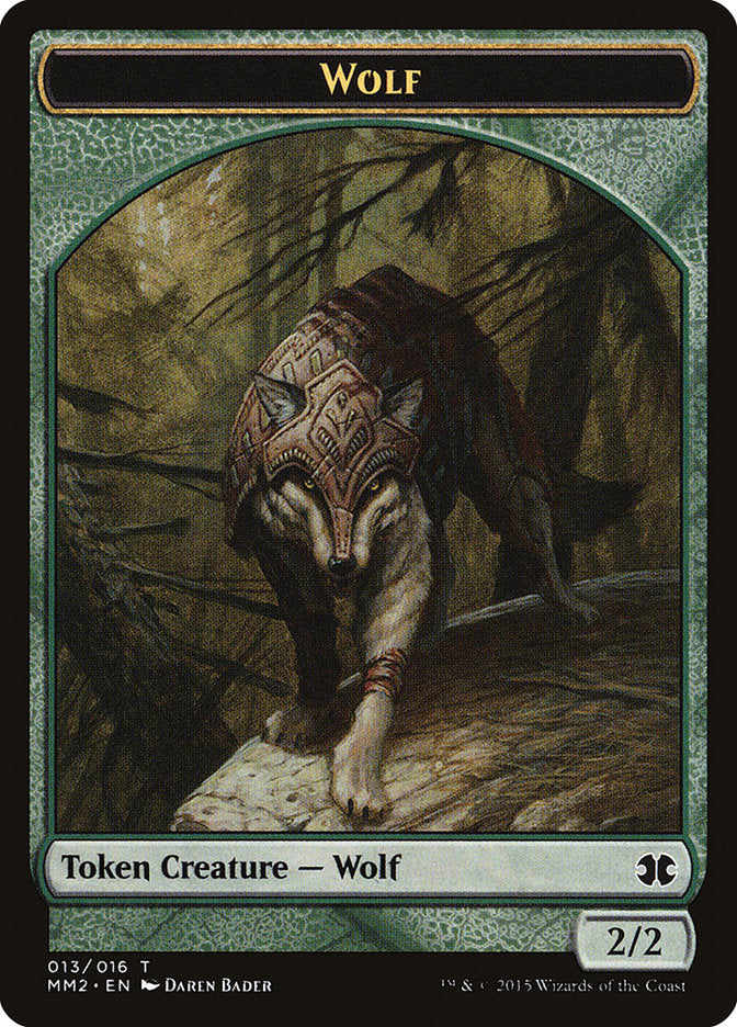 Wolf Token [Modern Masters 2015 Tokens] | Kessel Run Games Inc. 