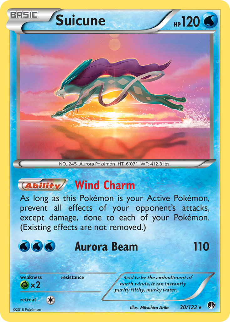 Suicune (30/122) [XY: BREAKpoint] | Kessel Run Games Inc. 