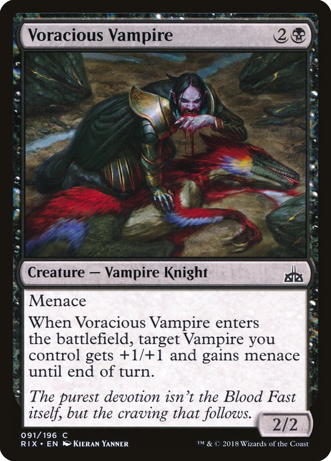 Voracious Vampire [Rivals of Ixalan] | Kessel Run Games Inc. 