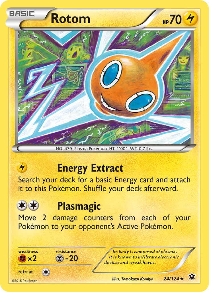 Rotom (24/124) [XY: Fates Collide] | Kessel Run Games Inc. 