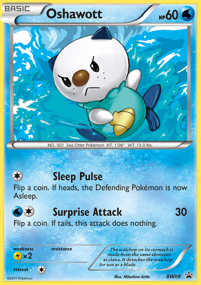 Oshawott (BW08) [Black & White: Black Star Promos] | Kessel Run Games Inc. 