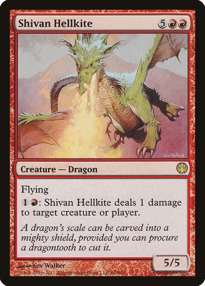 Shivan Hellkite [Duel Decks: Knights vs. Dragons] | Kessel Run Games Inc. 