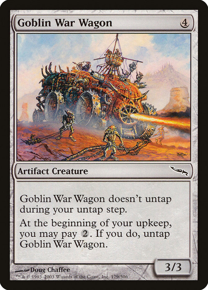 Goblin War Wagon [Mirrodin] | Kessel Run Games Inc. 