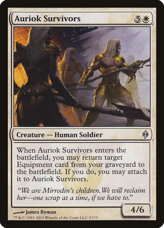 Auriok Survivors [New Phyrexia] | Kessel Run Games Inc. 