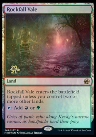 Rockfall Vale [Innistrad: Midnight Hunt Prerelease Promos] | Kessel Run Games Inc. 