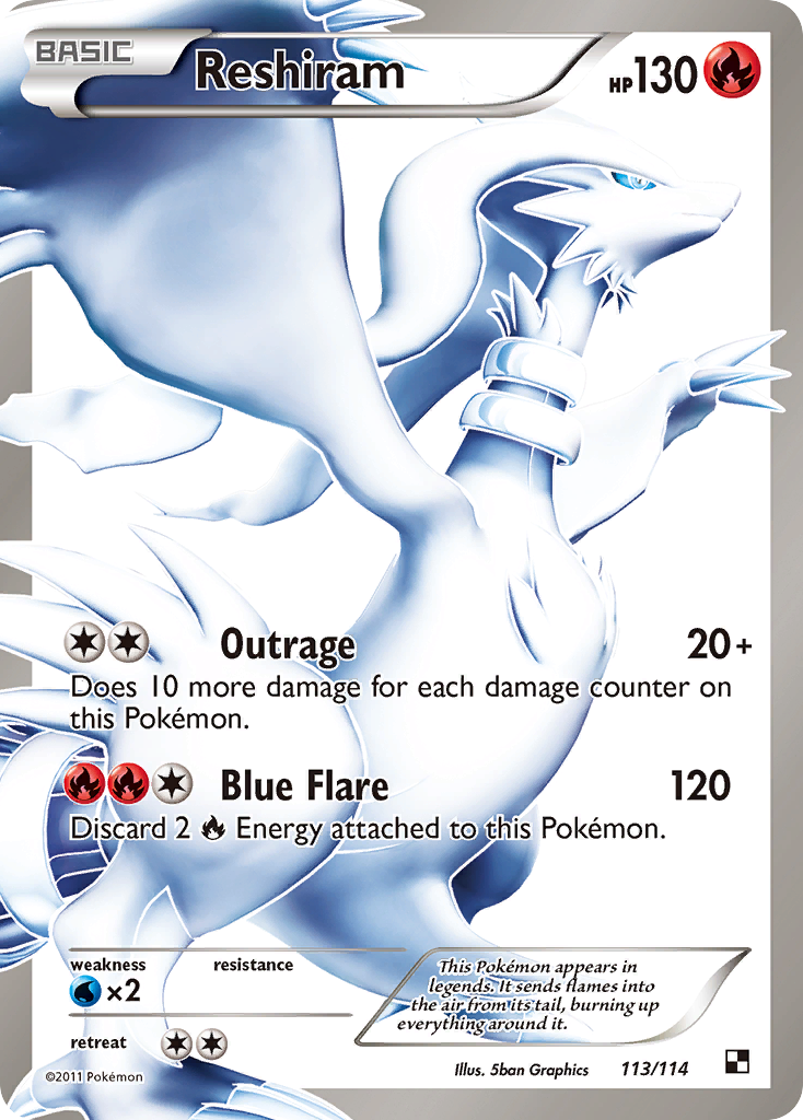 Reshiram (113/114) [Black & White: Base Set] | Kessel Run Games Inc. 