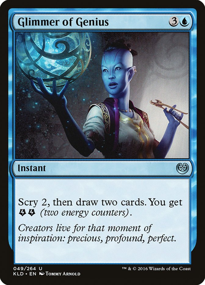 Glimmer of Genius [Kaladesh] | Kessel Run Games Inc. 