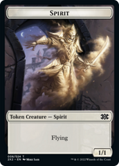 Saproling // Spirit (008) Double-Sided Token [Double Masters 2022 Tokens] | Kessel Run Games Inc. 