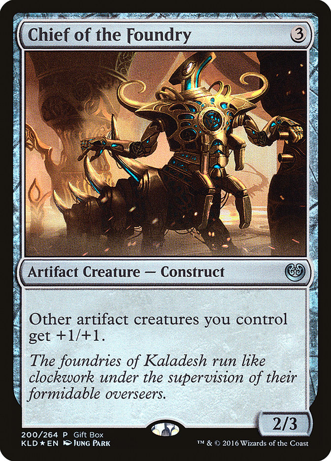 Chief of the Foundry (Gift Pack) [Kaladesh Promos] | Kessel Run Games Inc. 