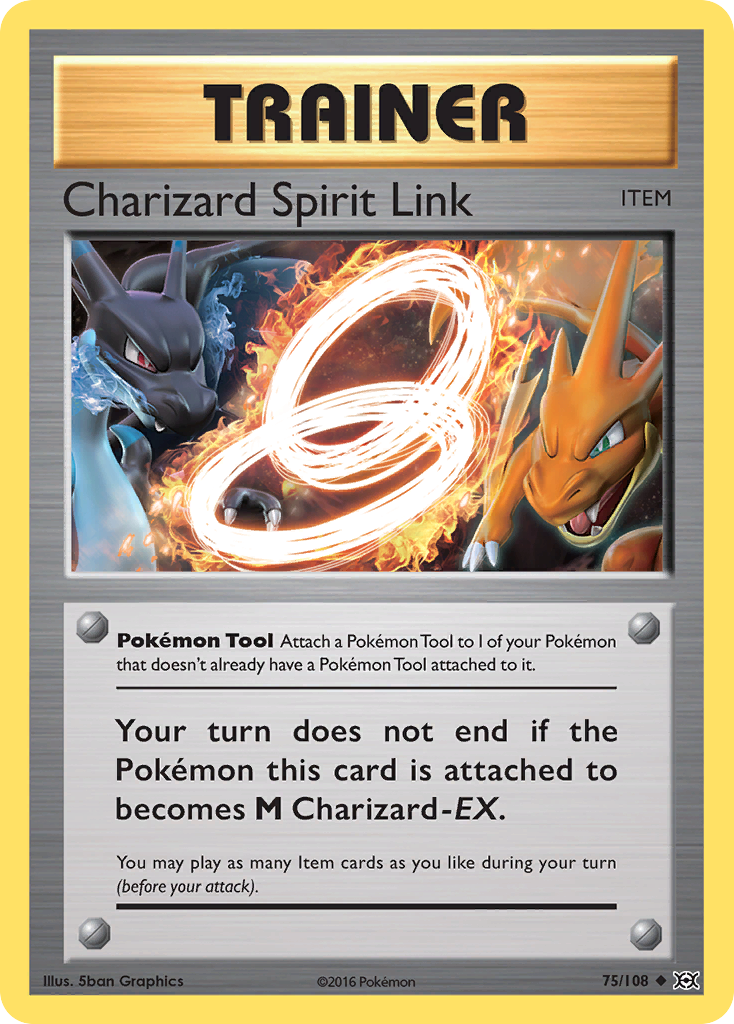 Charizard Spirit Link (75/108) [XY: Evolutions] | Kessel Run Games Inc. 
