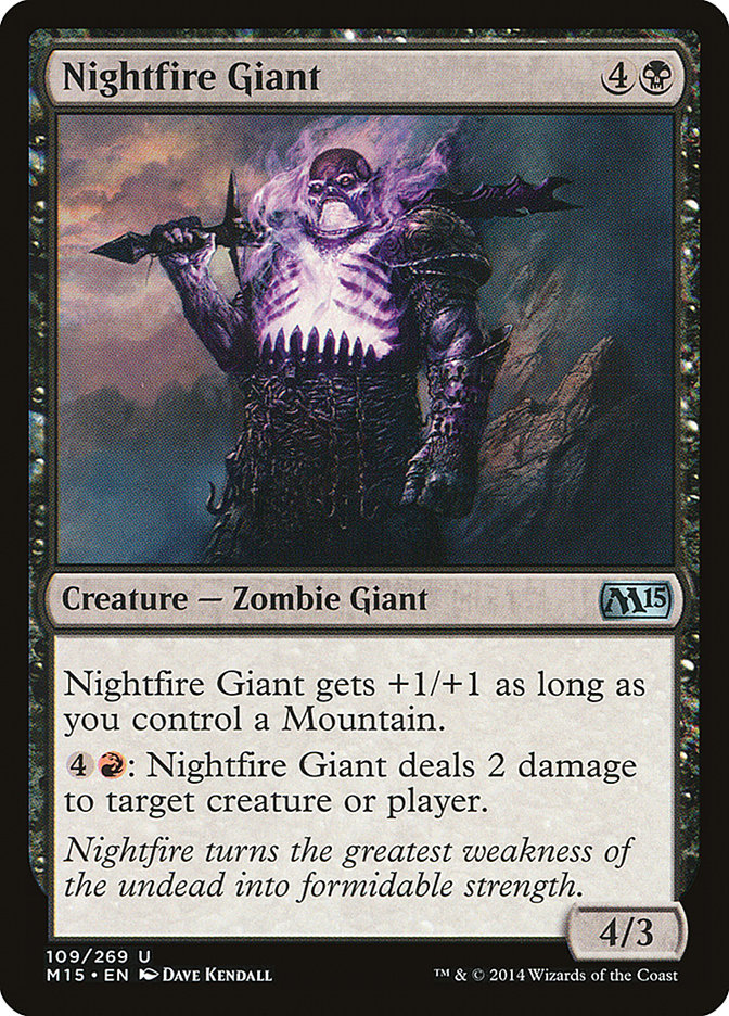 Nightfire Giant [Magic 2015] | Kessel Run Games Inc. 