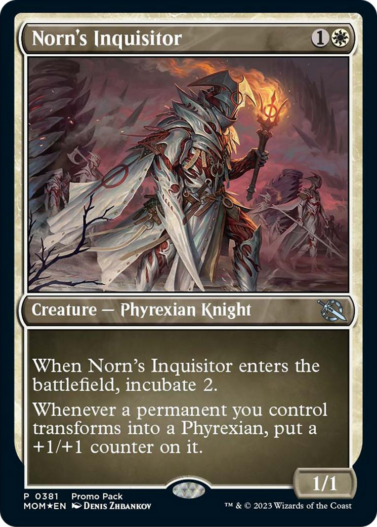 Norn's Inquisitor (Promo Pack) [March of the Machine Promos] | Kessel Run Games Inc. 