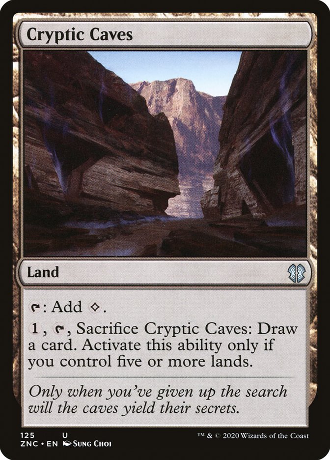 Cryptic Caves [Zendikar Rising Commander] | Kessel Run Games Inc. 