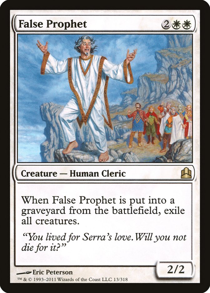 False Prophet [Commander 2011] | Kessel Run Games Inc. 