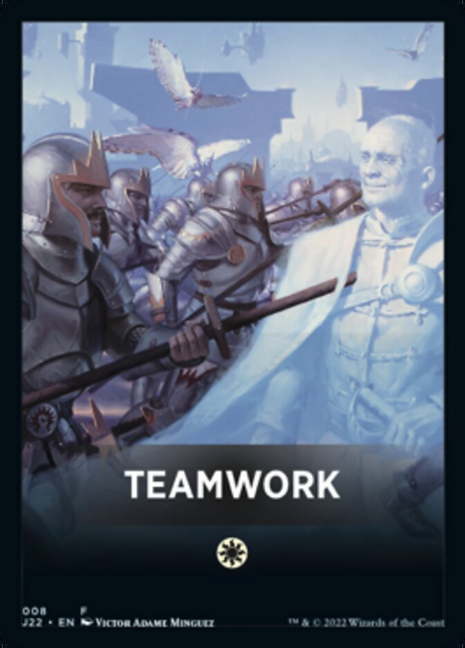 Teamwork Theme Card [Jumpstart 2022 Front Cards] | Kessel Run Games Inc. 