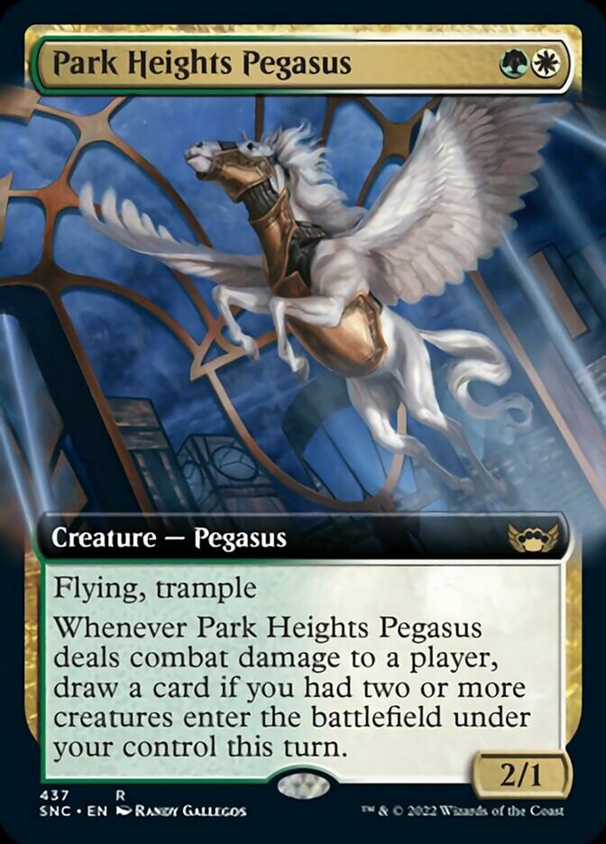 Park Heights Pegasus (Extended Art) [Streets of New Capenna] | Kessel Run Games Inc. 