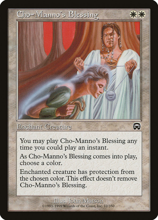 Cho-Manno's Blessing [Mercadian Masques] | Kessel Run Games Inc. 