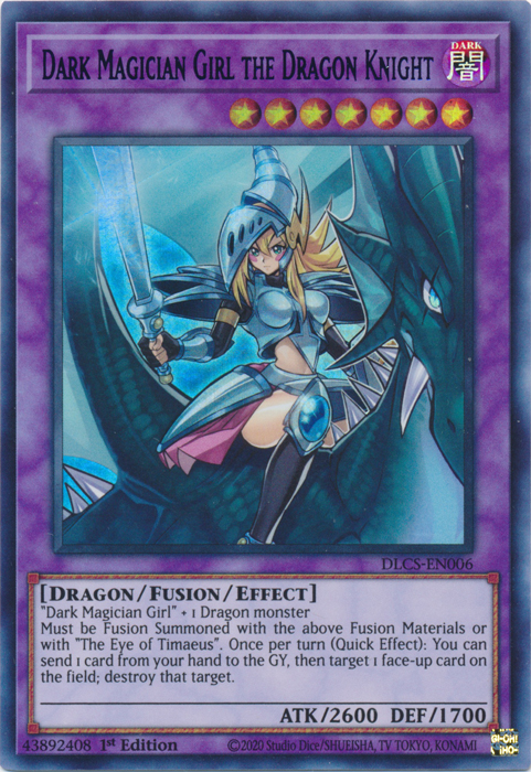 Dark Magician Girl the Dragon Knight (Green) [DLCS-EN006] Ultra Rare | Kessel Run Games Inc. 