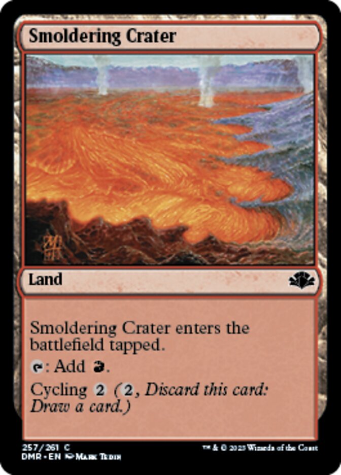 Smoldering Crater [Dominaria Remastered] | Kessel Run Games Inc. 