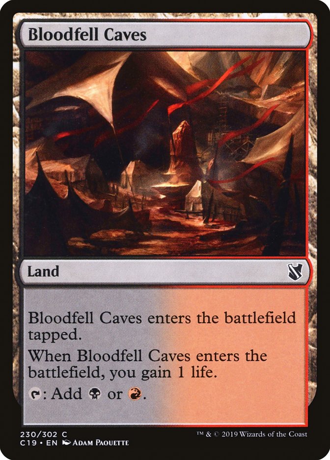 Bloodfell Caves [Commander 2019] | Kessel Run Games Inc. 