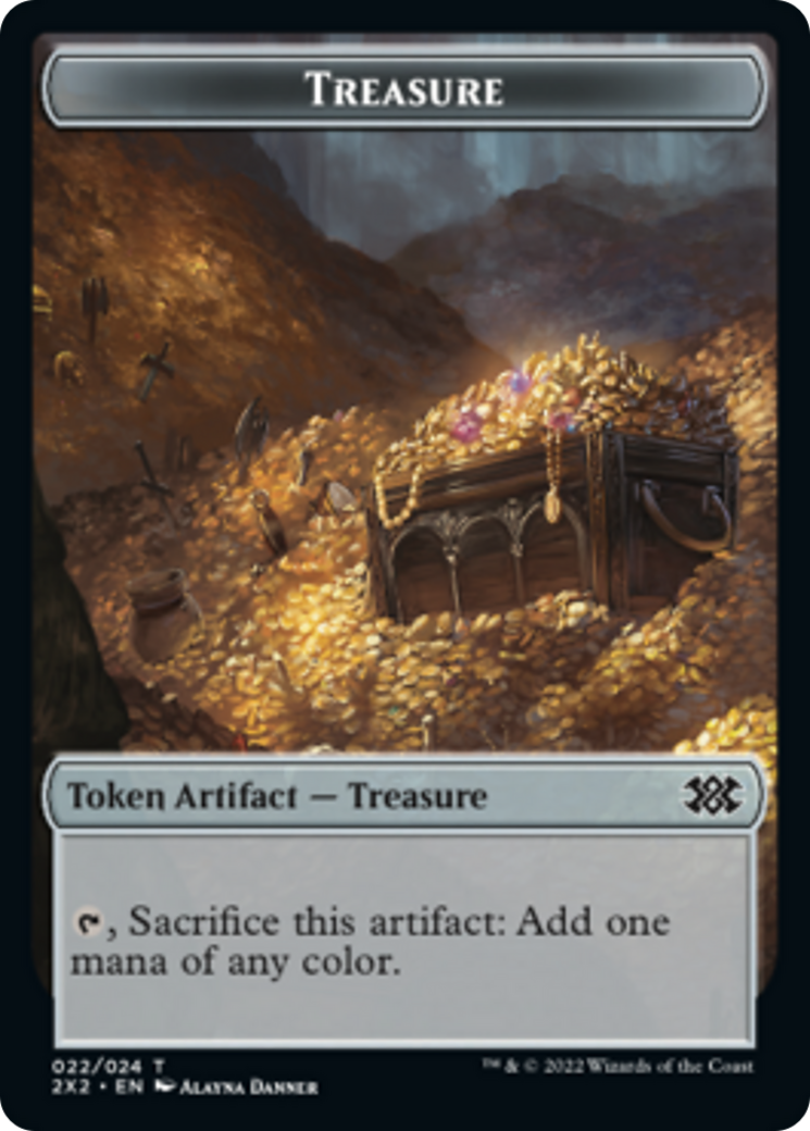 Egg // Treasure Double-Sided Token [Double Masters 2022 Tokens] | Kessel Run Games Inc. 