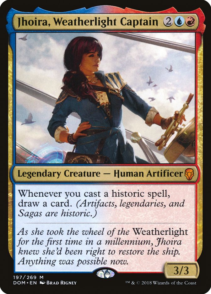 Jhoira, Weatherlight Captain [Dominaria] | Kessel Run Games Inc. 