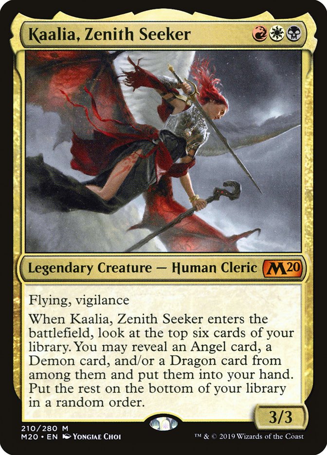 Kaalia, Zenith Seeker [Core Set 2020] | Kessel Run Games Inc. 