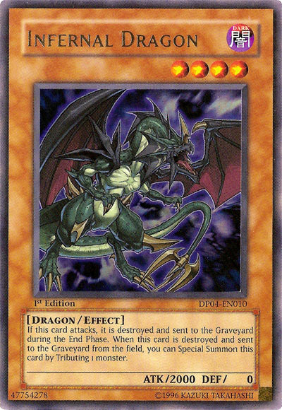 Infernal Dragon [DP04-EN010] Ultra Rare | Kessel Run Games Inc. 