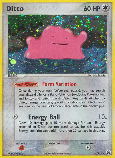 Ditto (4/112) [EX: FireRed & LeafGreen] | Kessel Run Games Inc. 