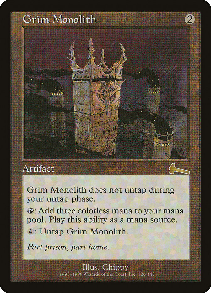 Grim Monolith [Urza's Legacy] | Kessel Run Games Inc. 