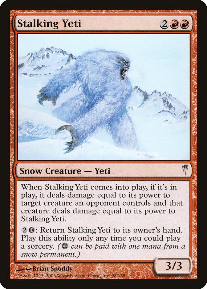 Stalking Yeti [Coldsnap] | Kessel Run Games Inc. 