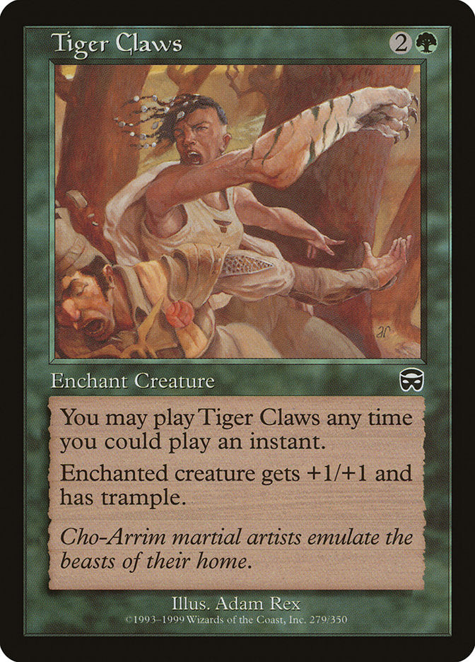 Tiger Claws [Mercadian Masques] - Kessel Run Games Inc.  | Kessel Run Games Inc. 