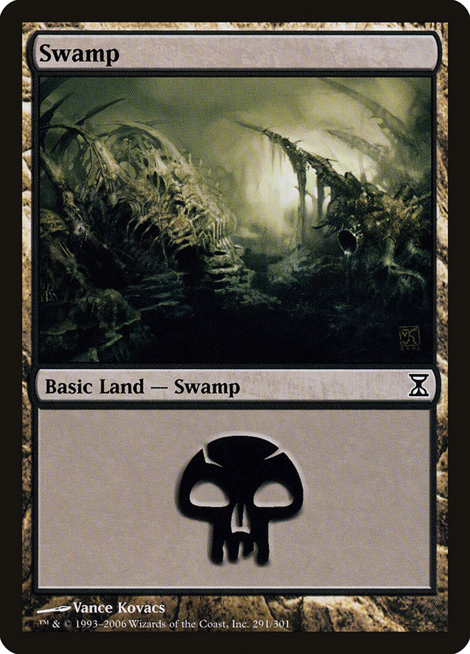 Swamp (291) [Time Spiral] | Kessel Run Games Inc. 