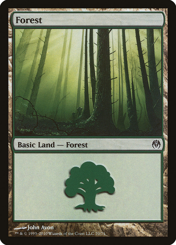 Forest (70) [Duel Decks: Phyrexia vs. the Coalition] | Kessel Run Games Inc. 