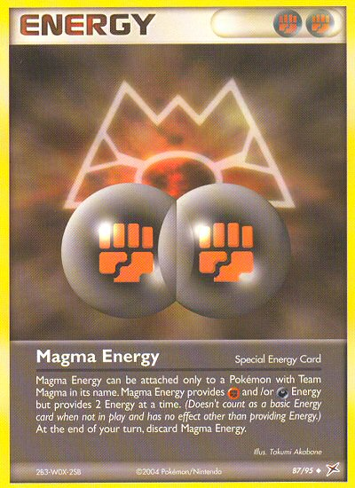 Magma Energy (87/95) [EX: Team Magma vs Team Aqua] | Kessel Run Games Inc. 