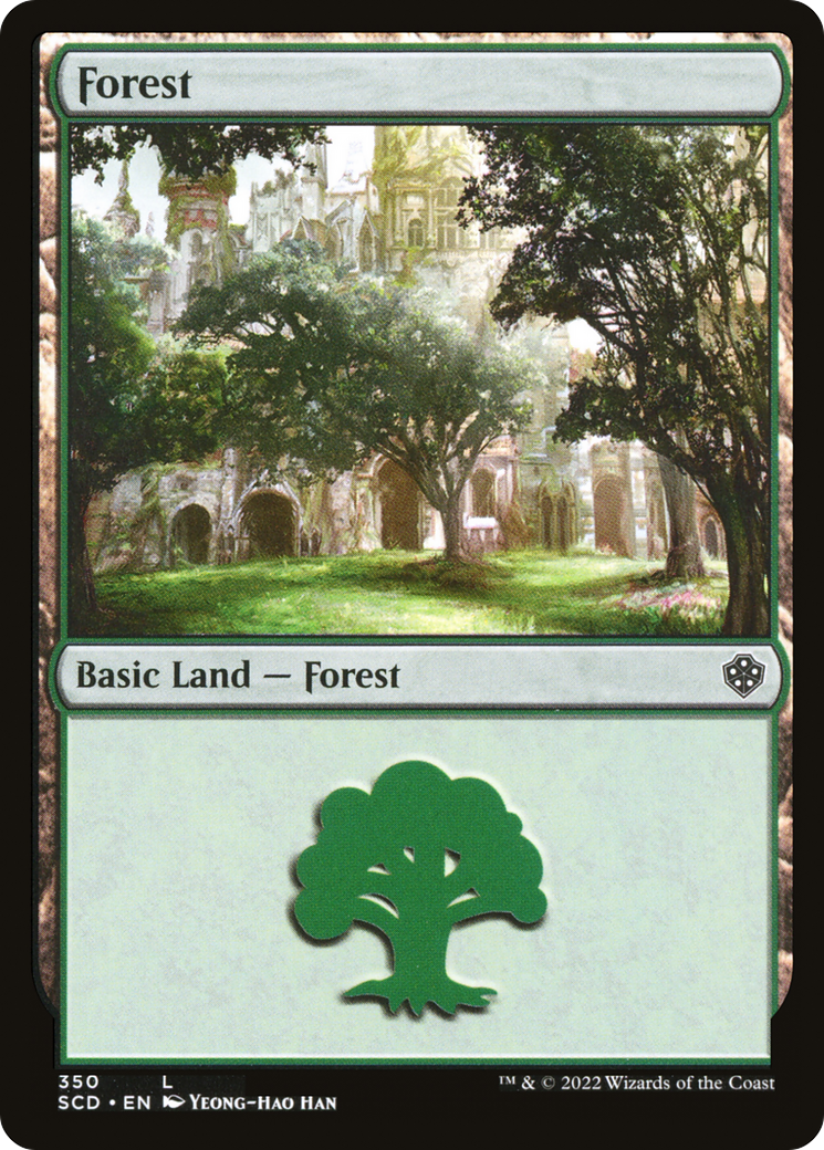 Forest (350) [Starter Commander Decks] | Kessel Run Games Inc. 