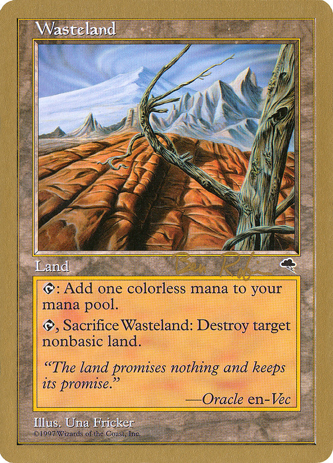 Wasteland (Ben Rubin) [World Championship Decks 1998] | Kessel Run Games Inc. 